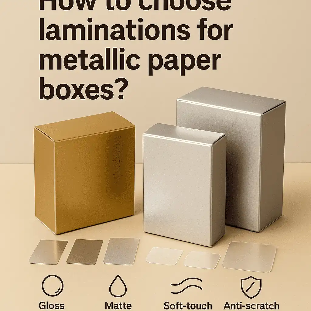 How to choose laminations for metallic paper boxes?